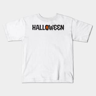 halloween text Kids T-Shirt